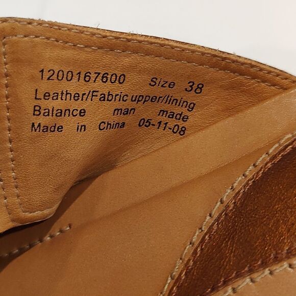 Dansko Brown Ava Wedge Slip On Cross Strap Comfort Sandals Size 38 - Picture 3 of 13